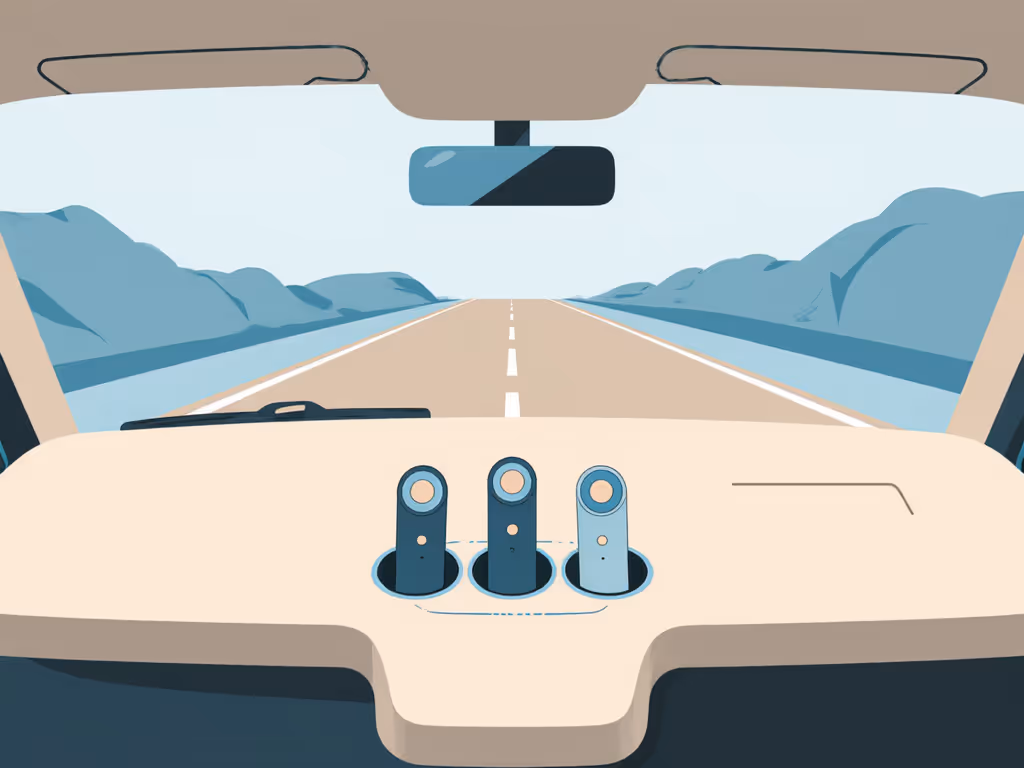 road_trip_with_baby_monitor_in_car_cup_holder