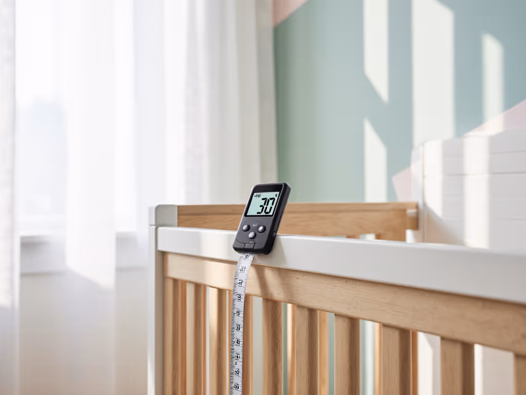 crib-distance_measurement_setup_with_decibel_meter_at_30cm