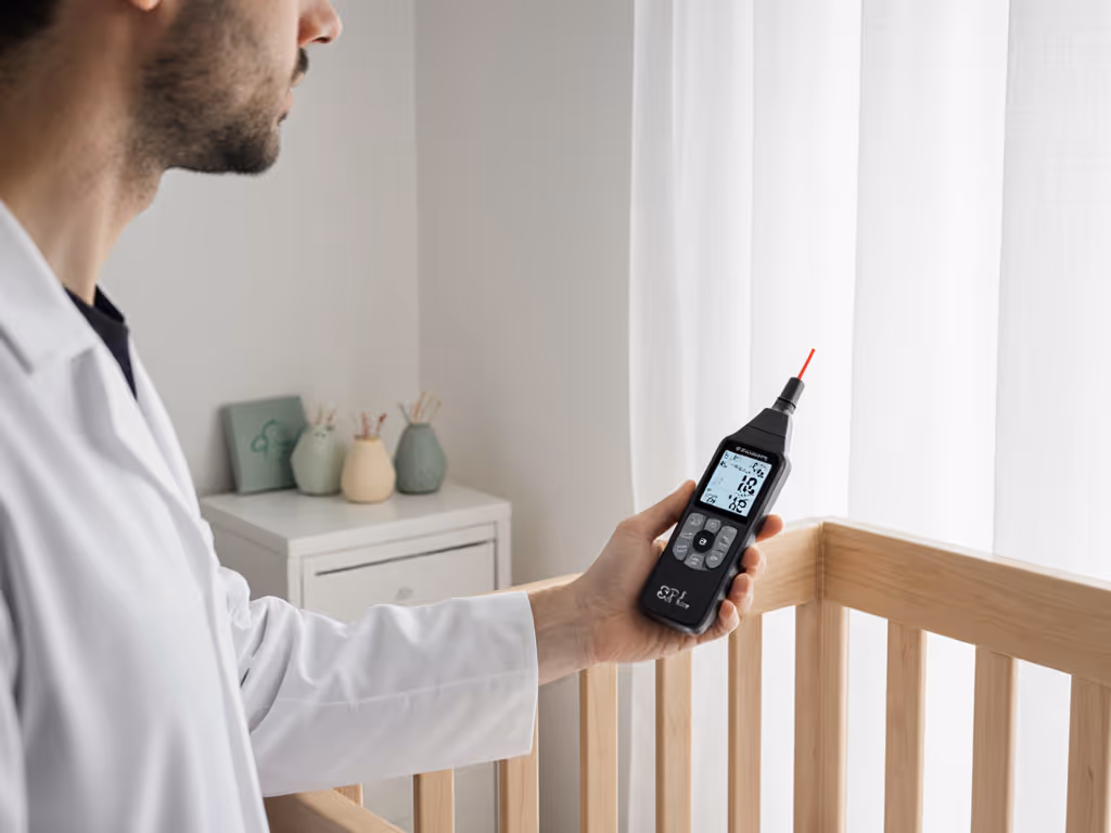 scientist_testing_sound_levels_at_12_inches_from_crib