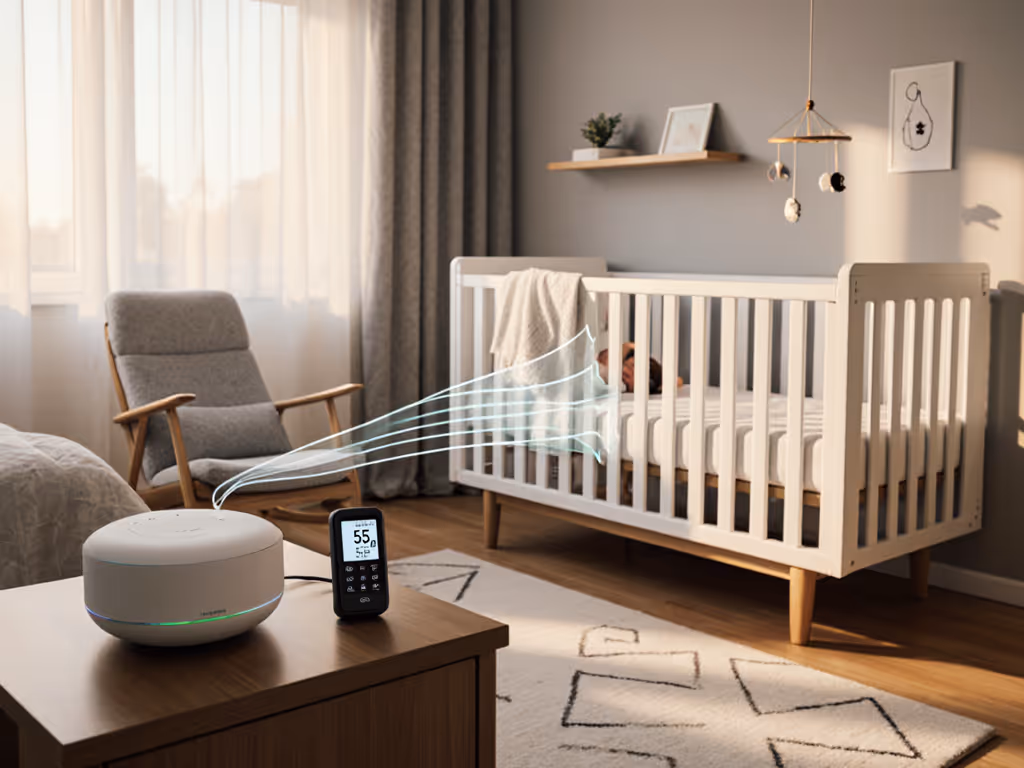 Baby White Noise Benefits: Safe 50-60 dB Decibel Guide